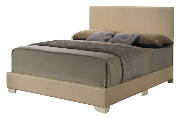 Glory Furniture G1875-QB-UP Sleigh Bed, Queen, Beige, 3 boxes