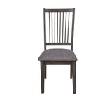 Alpine Furniture Lennox Set of 2 Side Chairs in Dark Tobacco (Brown)