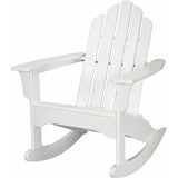 Hanover White All-Weather Adirondack Rocking Chair