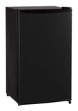 KEYSTONE KSTRC331DB Full-Width Freezer Compartment in Black Energy Star 3.3 Cu. Ft. Compact Single-Door Refrigerator