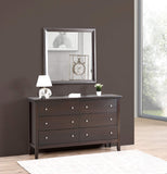 Glory Furniture Primo Mirror, Espresso Bed Room Furniture, 36" H x 36" W x 2" D,
