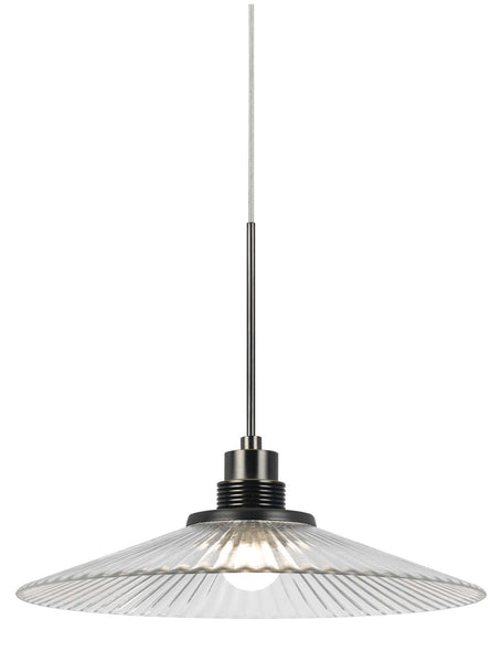 Cal Lighting UPL-715-CLR Contemporary Modern One Light LED Uni Pack Pendants Collection in Bronze/Dark Finish, 10.25 inches