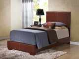 Glory Furniture Sleigh Bed, Twin, Brown, 3 boxes