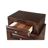 Glory Furniture LaVita 3 Drawer Nightstand in Cappuccino