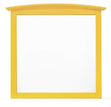 Glory Furniture Hammond , Yellow Mirror, 35" H X 37" W X 2" D