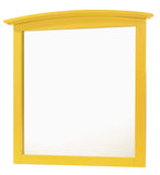 Glory Furniture Hammond , Yellow Mirror, 35" H X 37" W X 2" D