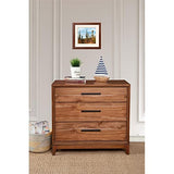 Origins by Alpine Nova 3 Drawer Small Chest in Honey Maple (Brown)