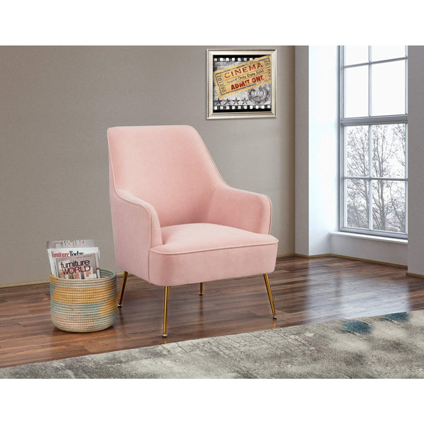 Alpine Furniture Rebecca Accent Chair, 28 x 28 x 35, Pink