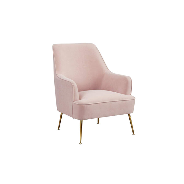 Alpine Furniture Rebecca Accent Chair, 28 x 28 x 35, Pink