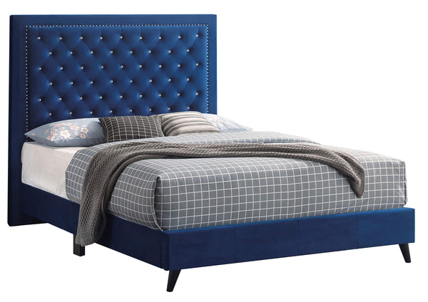 Glory Furniture FULL BED, NAVY BLUE