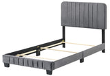 Glory Furniture Lodi , Gray TWIN BED, 48"H X 43"W X 81"D,