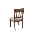Alpine Furniture Donham Set of 2 Wood Side Chairs in Brown