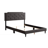 Glory Furniture Deb-PU Full Bed-All in One Box, Black