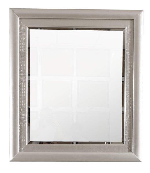 Glory Furniture Bedroom Mirror, Silver Champagne