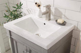 Legion Furniture 24-inch Gray Sink Vanity