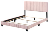 Glory Furniture Lodi , Pink FULL BED, 48"H X 59"W X 81"D,