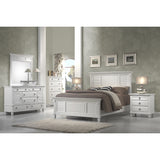 Alpine Furniture Winchester Wood Mirror in White