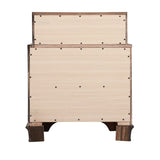 Glory Furniture LaVita 3 Drawer Nightstand in Cappuccino