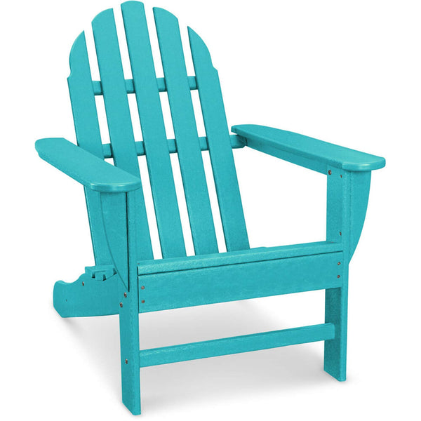 Hanover Classic All-Weather Adirondack Chair in Aruba Blue, HVAD4030AR Outdoor Furniture