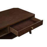 Alpine Furniture Flynn Wood 1 Drawer Coffee Table in Walnut
