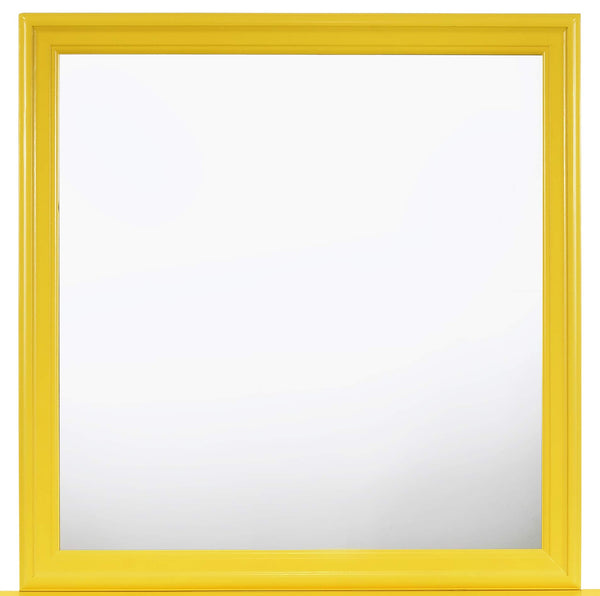Glory Furniture Mirror, Yellow