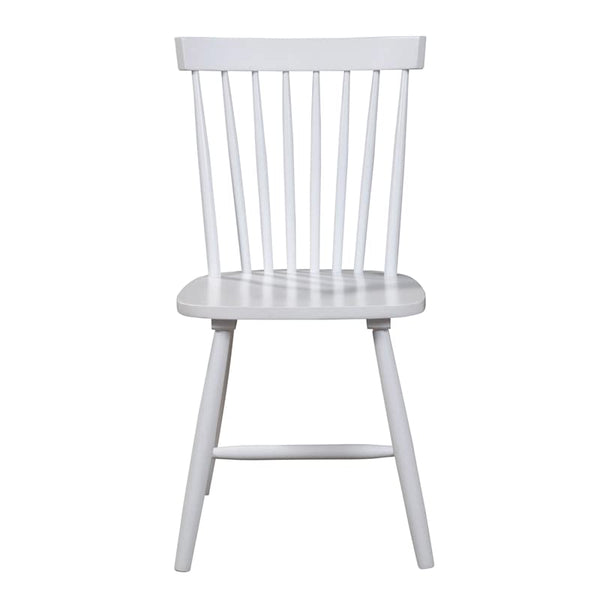 Alpine Furniture Lyra Dining Chair, 18 x 34 x 19.5, White