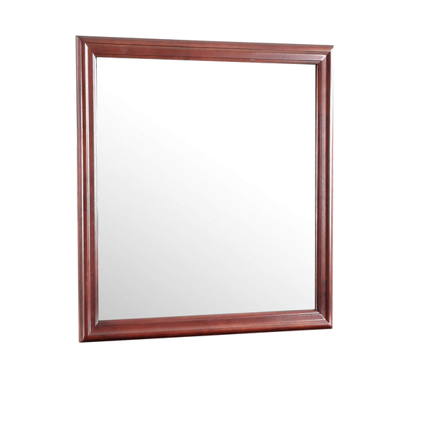 Glory Furniture Bedroom Mirror, Cherry