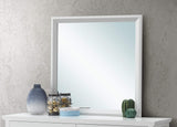 Glory Furniture Primo , White Mirror, 36"H X 36"W X 2"D,