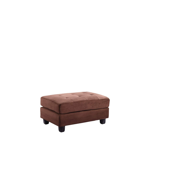 Glory Furniture Malone G632-O Ottoman, Chocolate