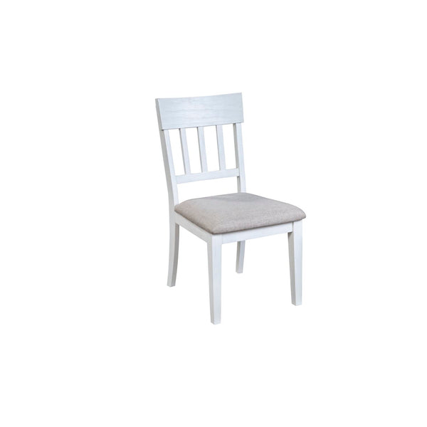 Alpine Furniture Donham Set of 2 Wood Side Chairs in White