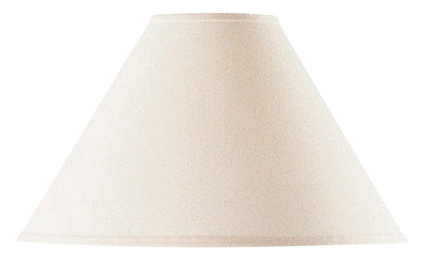 Cal Lighting SH-8108/21-OW Transitional Shade from Linen Coolie Collection in White Finish, 21.00 inches