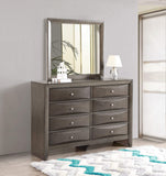 Glory Furniture Bedroom Mirror, Gray