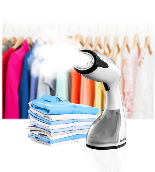 True & Tidy HS-26 Power Steam Press Portable Garment Steamer, Compact & Lightweight No-Drip - Steam at Any Angle, 1200 watts, Stainless Steel Plate