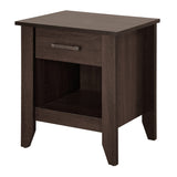 Glory Furniture Lennox 1 Drawer Nightstand in Wenge
