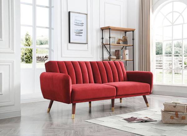 Glory Furniture Siena G0151-S Sofa Bed , BURGUNDY