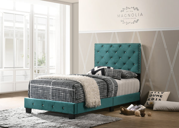 Glory Furniture Suffolk G1404-TB-UP Twin Bed , GREEN