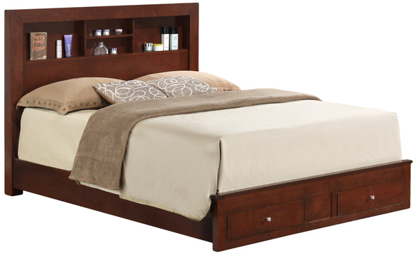 Glory Furniture Burlington G2400D-FSB2 Full Storage Bed , Cherry