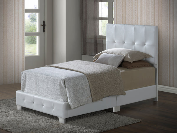 Glory Furniture Nicole G2577-TB-UP Twin Bed , WHITE