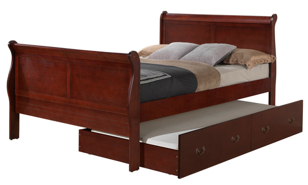 Glory Furniture Louis Phillipe G3100G-FTB Full Trundle Bed , Cherry