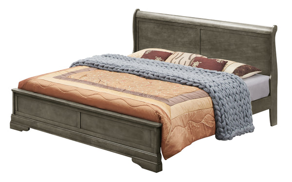 Glory Furniture Louis Phillipe G3105E-KB3 King Bed , Gray