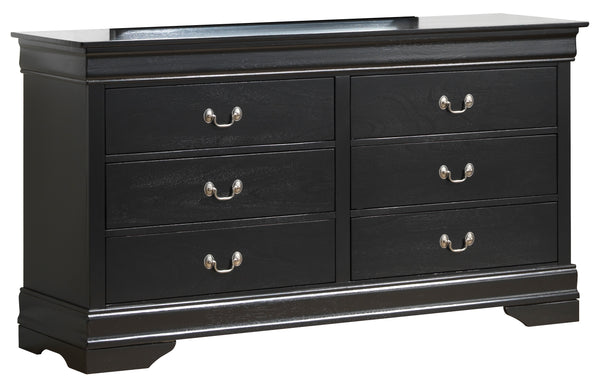 Glory Furniture Louis Phillipe G3150-D Dresser , Black