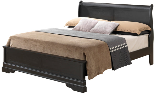 Glory Furniture Louis Phillipe G3150E-QB3 Queen Bed , Black