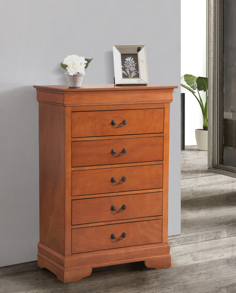 Glory Furniture Louis Phillipe G3160-CH Chest , Oak
