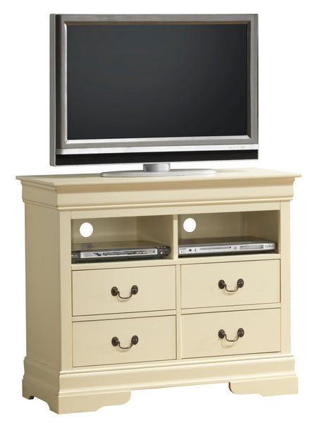Glory Furniture Louis Phillipe G3175-TV Media Chest , Beige