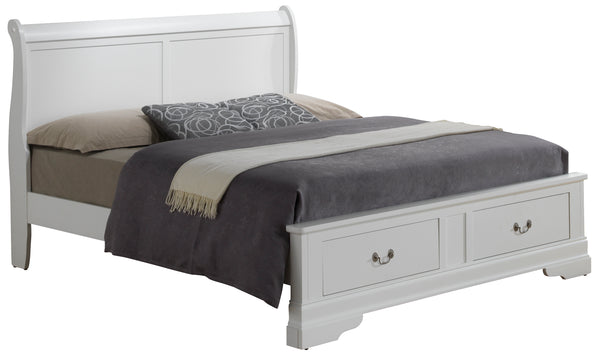 Glory Furniture Louis Phillipe G3190D-FSB2 Full Storage bed , White