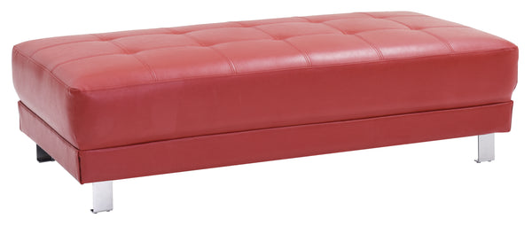 Glory Furniture Riveredge G456-O Milan Ottoman , RED