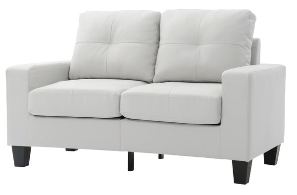 Glory Furniture Newbury G460A-L Newbury Modular Loveseat , WHITE