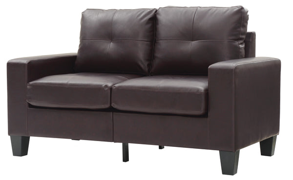 Glory Furniture Newbury G464A-L Newbury Modular Loveseat , DARK BROWN