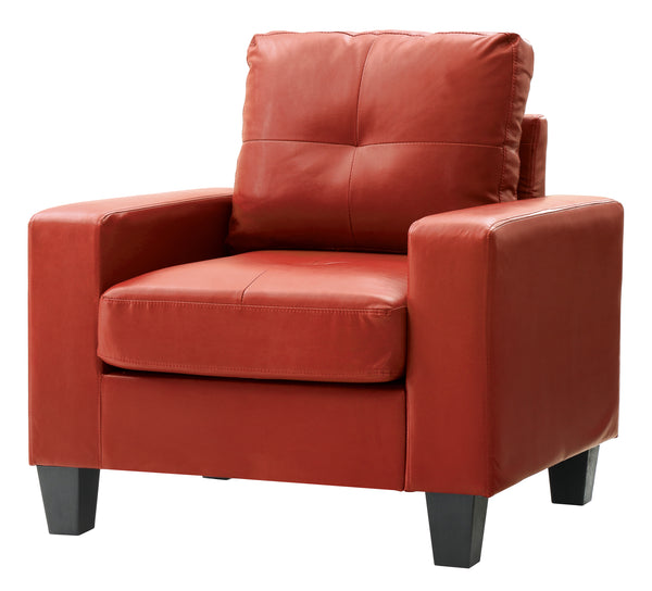 Glory Furniture Newbury G465A-C Newbury Club Chair , RED