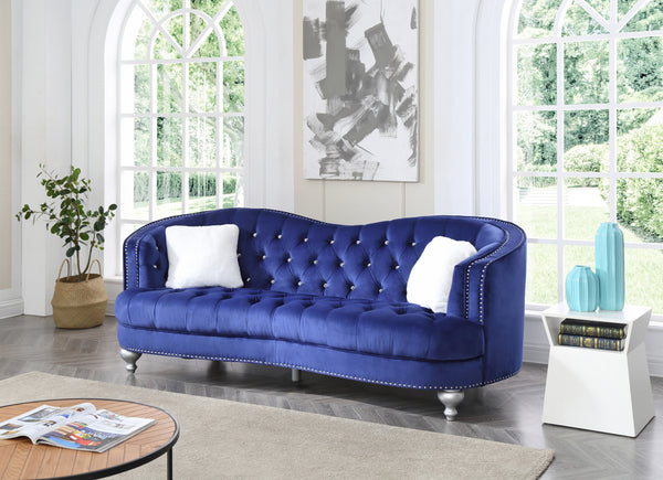 Glory Furniture Jewel G750-S Sofa , BLUE